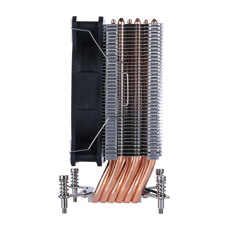 2011-pin cpu radiator 6 copper tube 12cm fan mute temperature control desktop computer x99 server air-cooled x79