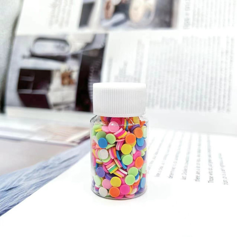 15g/bottle simulation cream drop glue nail art accessories chassis beauty quicksand soft pottery slice particles multi-style