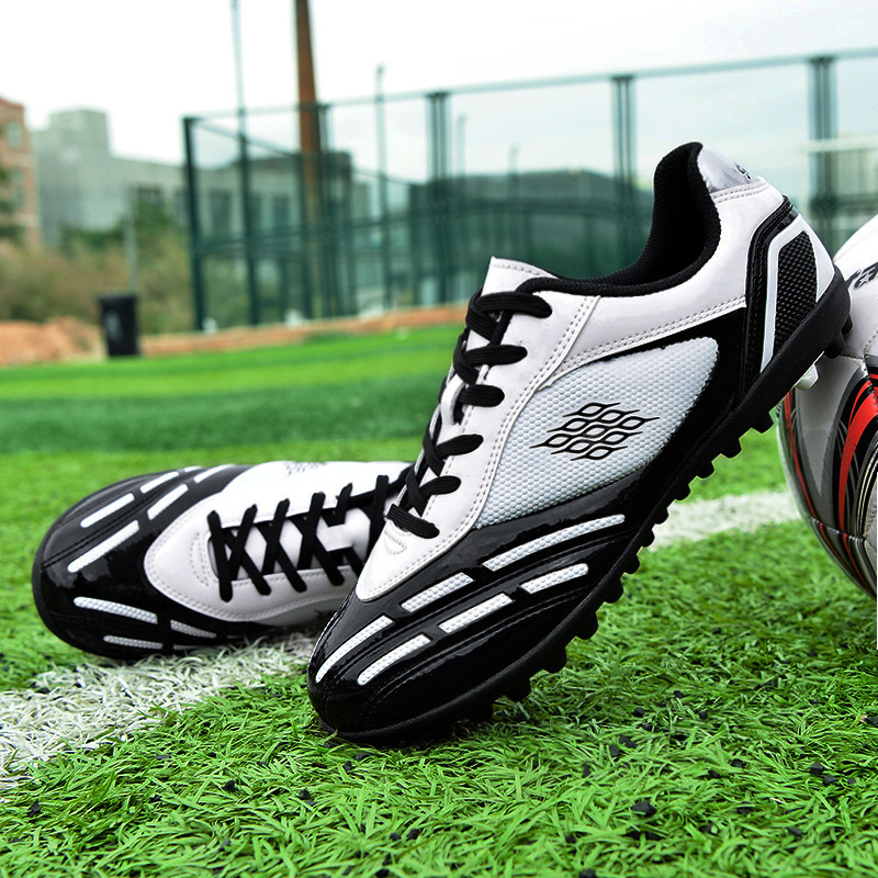 Professional Football Shoes Male and Middle School Students AG Training Short Broken Nails Children's Football Shoes Broken Spikes for Men and Women Indoor and Outdoor