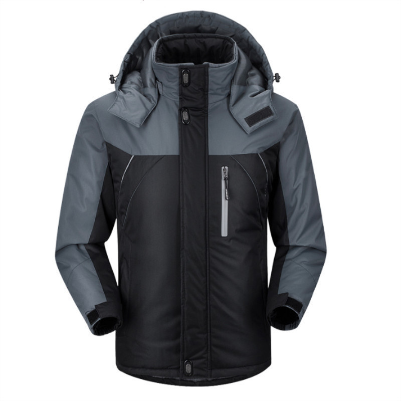 2023 winter men's and women's cotton-padded clothes foreign trade fashion slim fit large size warm cotton-padded padded clothes padded jacket factory