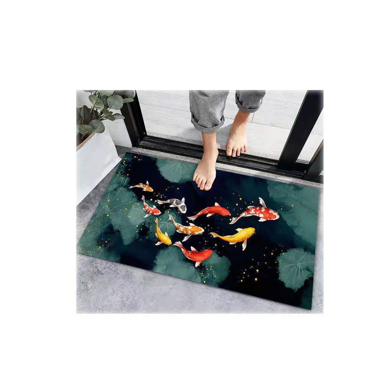 Cartoon floor mat entrance door mat bedroom door mat bathroom non-slip mat household bathroom absorbent carpet