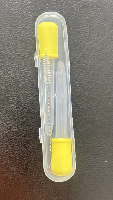 Baby Feeder Baby Anti-choking PP Straw with Scale Experiment Dropper Feeder