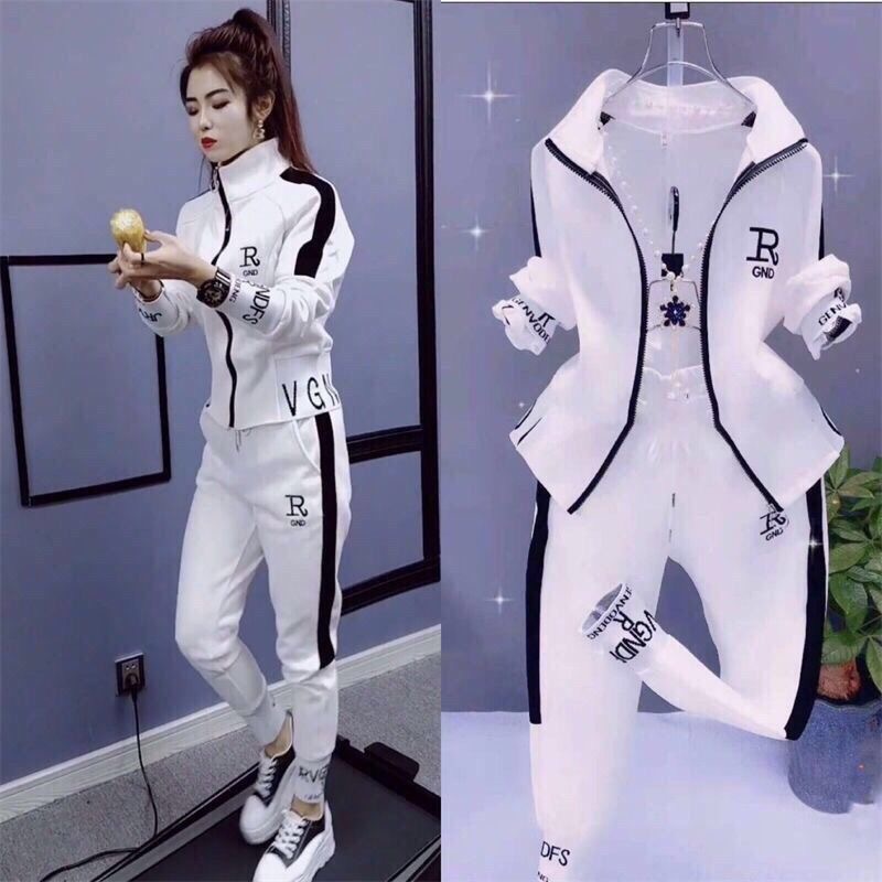 Fashionable plus size Loose Slim-fit Printed Sweatshirt Spring and Autumn New Style All-match Bottoming Young Mother's Distinctive Top