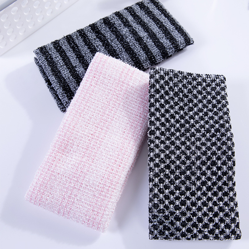 Japanese kinbata Double-Sided Bath Towel Back Rubbing Strong Mud Rubbing Long Back Pull Back Bath Towel Household