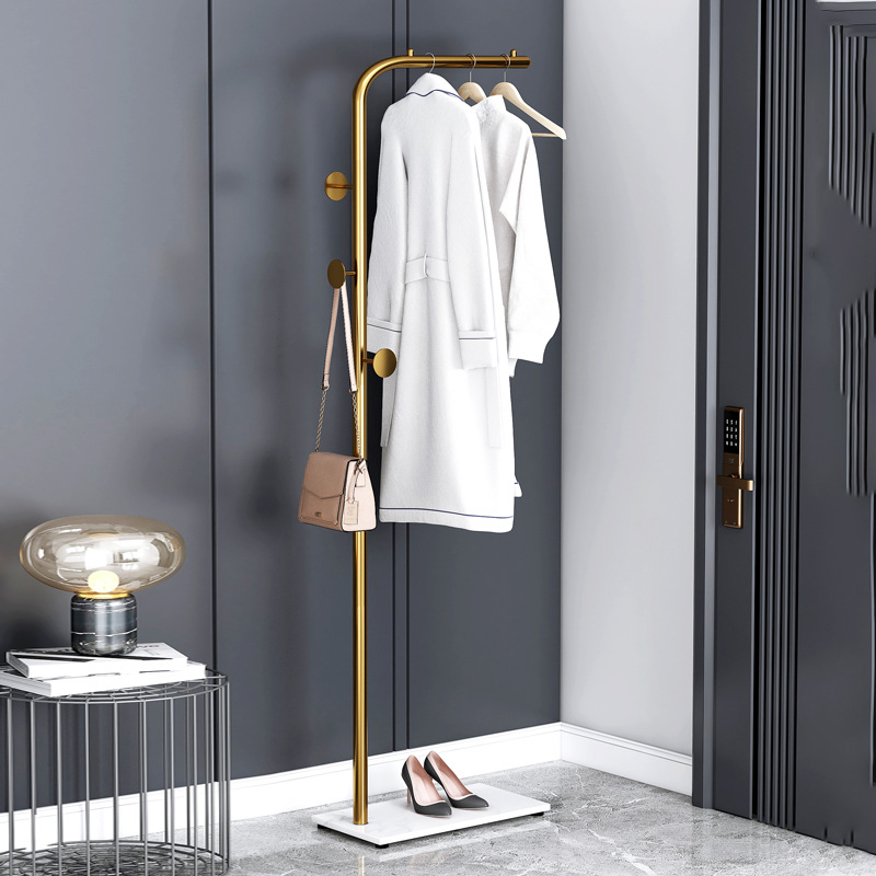 Rack Bedroom Living Room Simple Small Storage Hanger Hanger Hanging Bag Storage Rack Floor Clothes Coat Rack Household