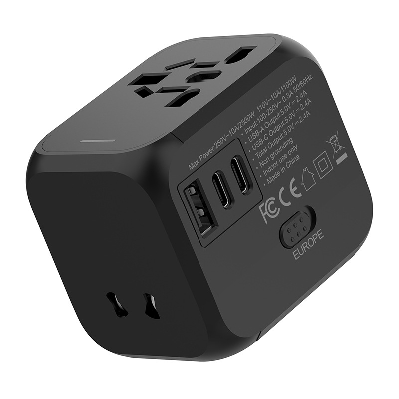 thumbnail for Travel Charger 176 Multi-function Charging Dock Conversion Socket Global Plug British Gauge Australian Gauge European Gauge American Gauge