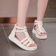 Children's Sandals Girls' Roman Shoes 2023 New Fashion Soft Sole Fishmouth Princess Shoes Big Kids and Little Girls Shoes