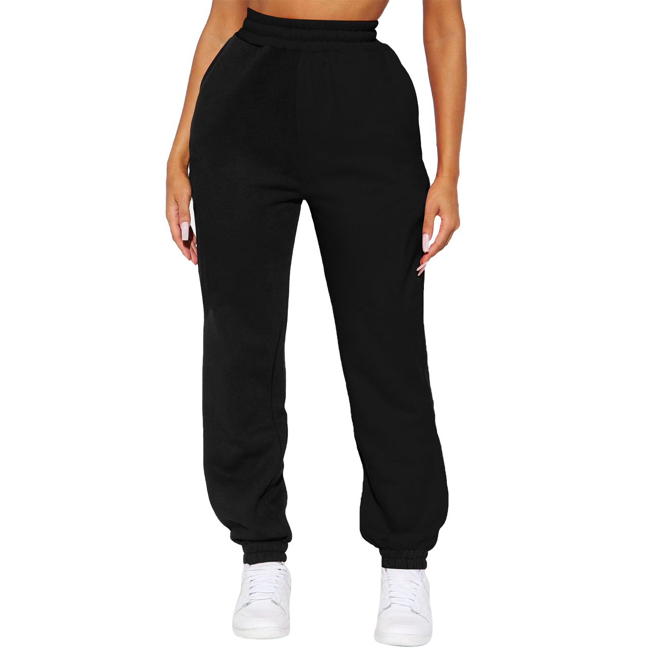 FE282 special price does not return does not change Europe and the United States cross-border women's clothing Amazon fashion casual solid color zipper two-piece set