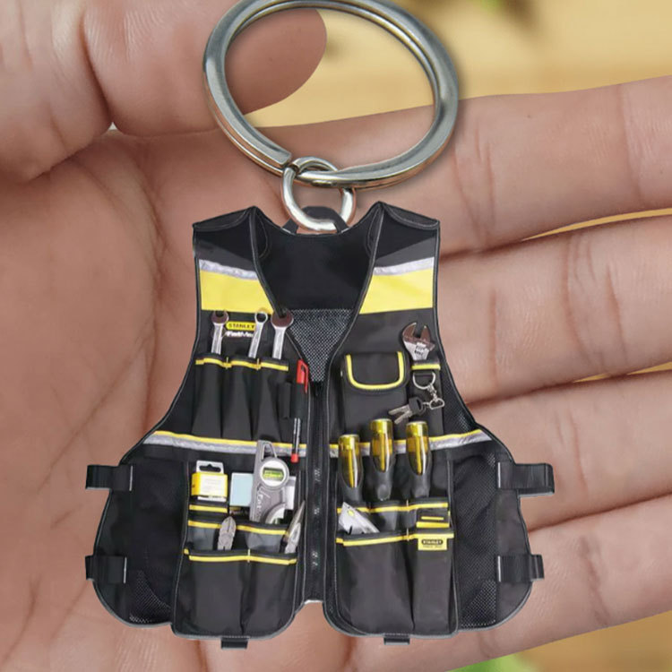 Electrician kit acrylic keychain acrylic pendant cross-border independent station Amazon new product