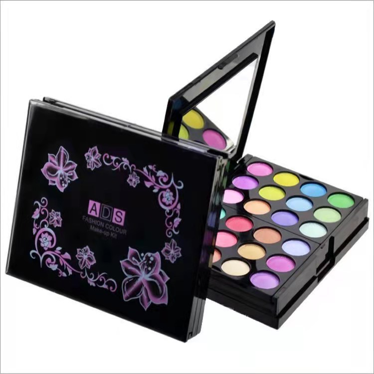 Cross-border ADS aidisi 6328 makeup eyeshadow plate 39 Color Eyeshadow plate lipstick powder cake lipstick makeup suit