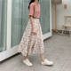 Skirt A- Shaped Flower Fairy Super Fairy Mori Style Fairy Fresh and Slimming Elegant Long Skirt 2024 Summer