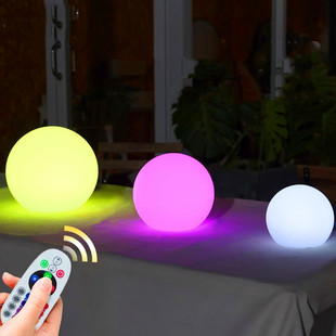 led luminous ball lamp outdoor solar ground plug luminous ball Garden Garden garden landscape rechargeable ball lamp