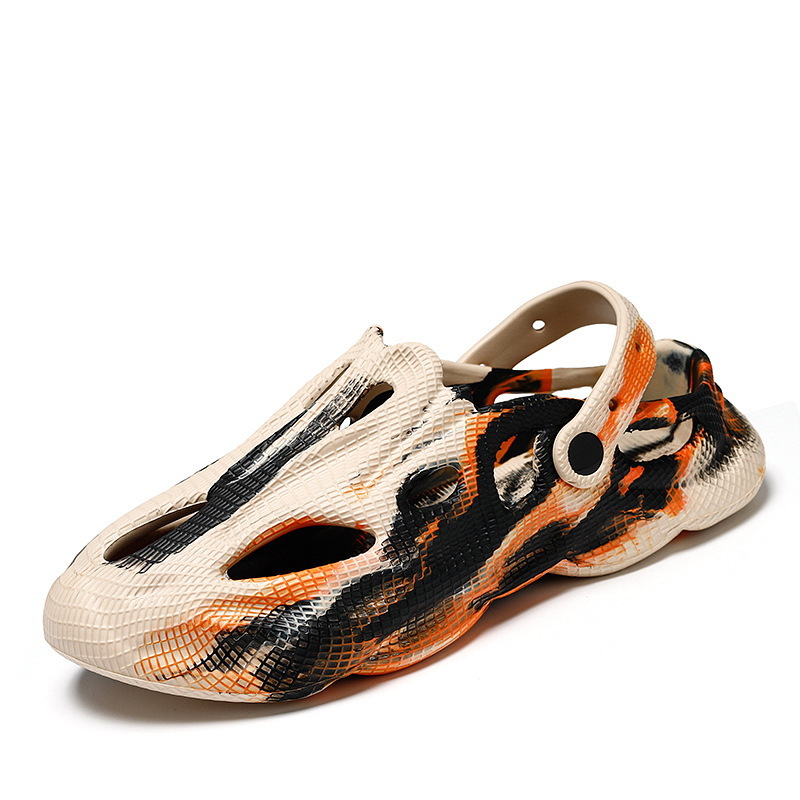 EVA Torre Slippers Men's Summer Outdoor Sports Couple Hole Baotou Sandals Men's Deformed Soft Slippers