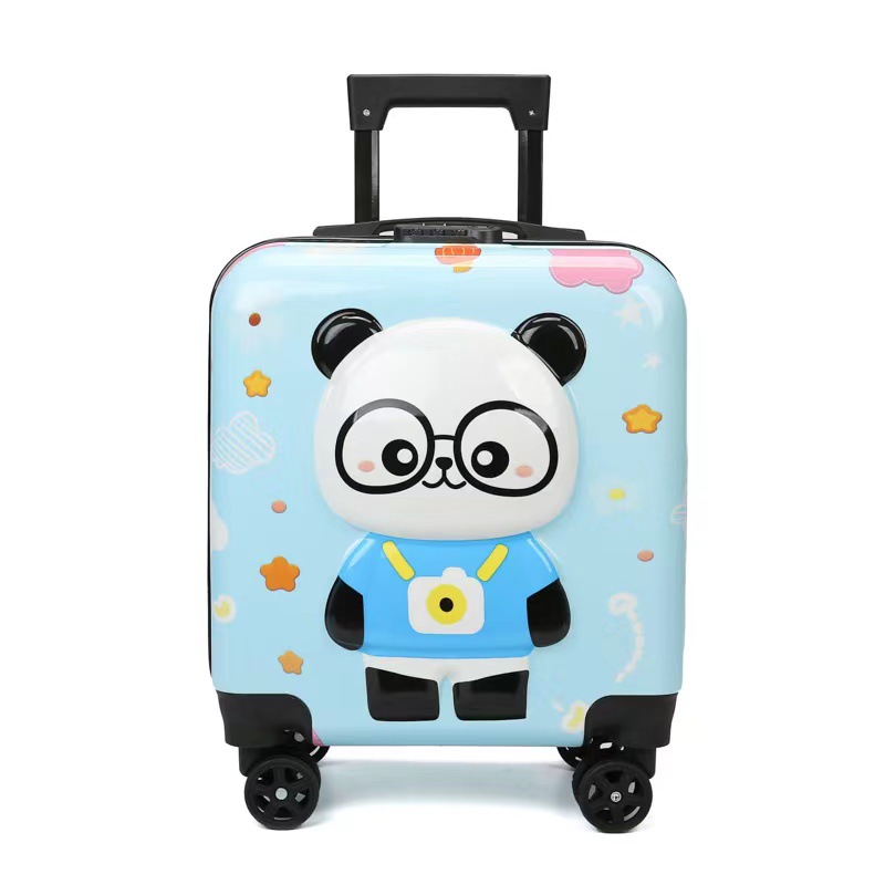 New children trolley case wholesale student suitcase password box 18 inch luggage mute children trolley case