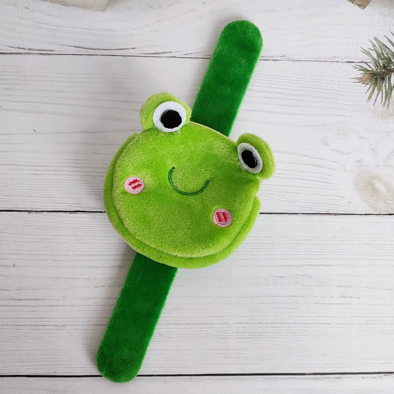 Children's plush cartoon snap ring cute coin purse couple bracelet female stitch racket ring Japanese and Korean creative gift