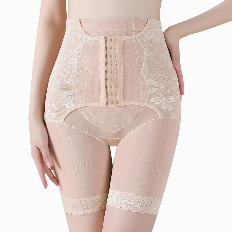 Postpartum Lace High Waist Body Shaping Pants_voghion.com