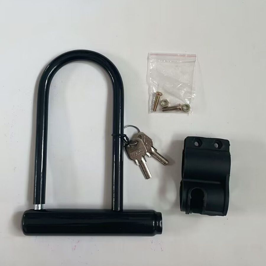 Wholesale bicycle lock anti-theft U-lock motorcycle anti-theft lock electric car lock mountain bike lock with bracket U-lock