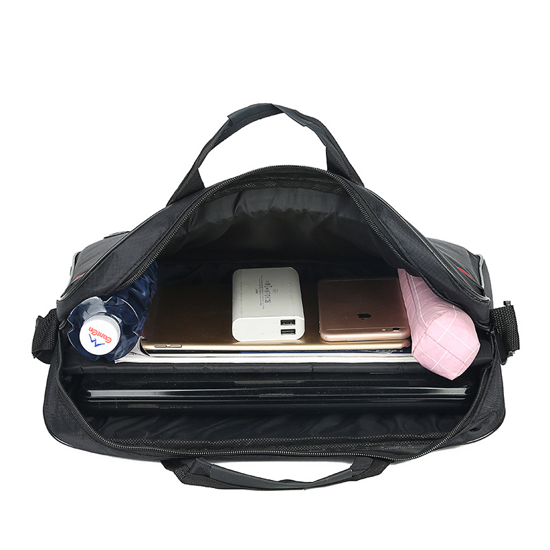 Factory wholesale multi-functional computer bag business men's large-capacity computer briefcase can be printed LOGO