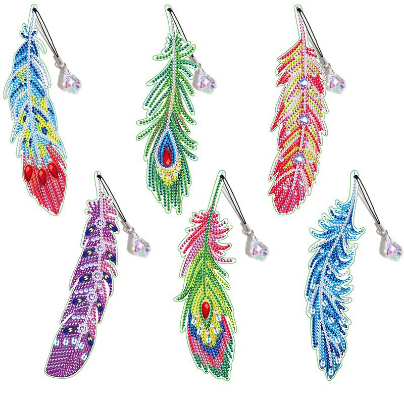 2023 New Diamond painting feather face Cat Claw bookmark large favorably welcome inquiry