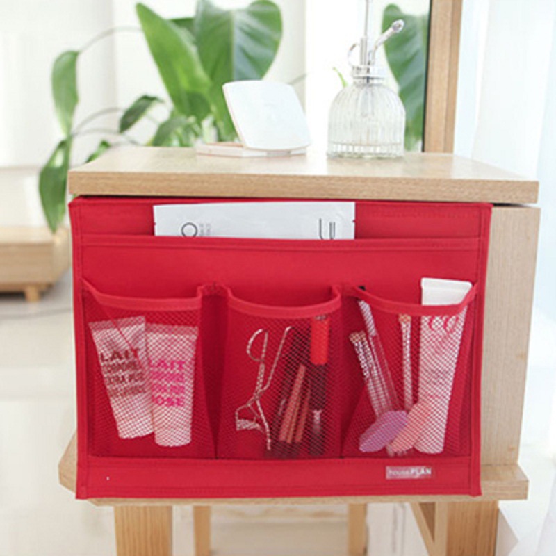 In stock sofa armrest remote control storage bag side hanging bag bedside mobile phone sundries multifunctional bedside storage bag