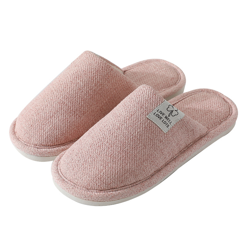 New winter cotton slippers home indoor slippers for men and women couples non-slip floor slippers soft bottom spring and autumn wholesale