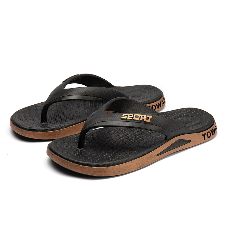 New minimalist flip-flops men's outer wear non-slip outdoor leisure flip-flops men's beach fashion sandals wholesale
