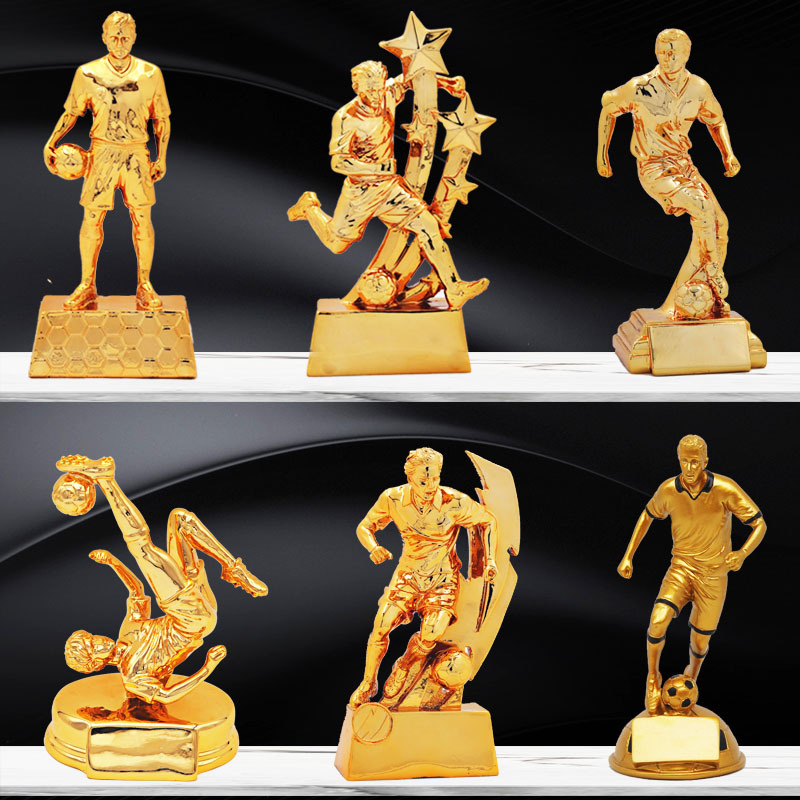 Football Trophy School Competition Golden Boot Award Shooter Trophy mvp Golden Globe Resin Creative Memorial Trophy Direct Supply