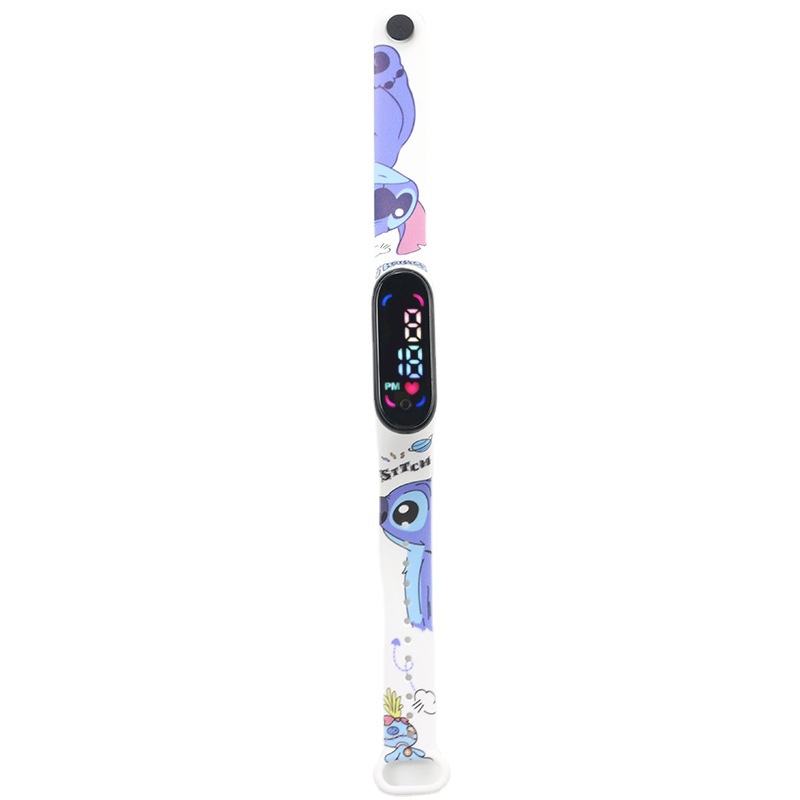 Printed LED Waterproof Electronic Watch New Cartoon Waterproof Touch Campus Student Cute Kindergarten Bracelet Watch