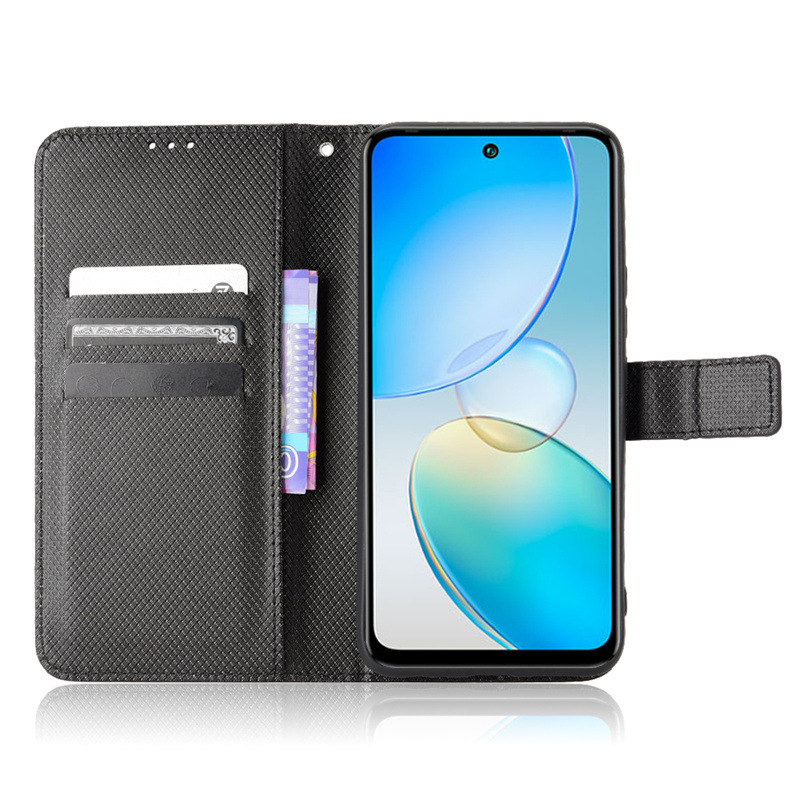 Suitable for transmitting sound Hot12Play mobile phone case Infinix Hot 12 Play mobile phone case flip diamond pattern