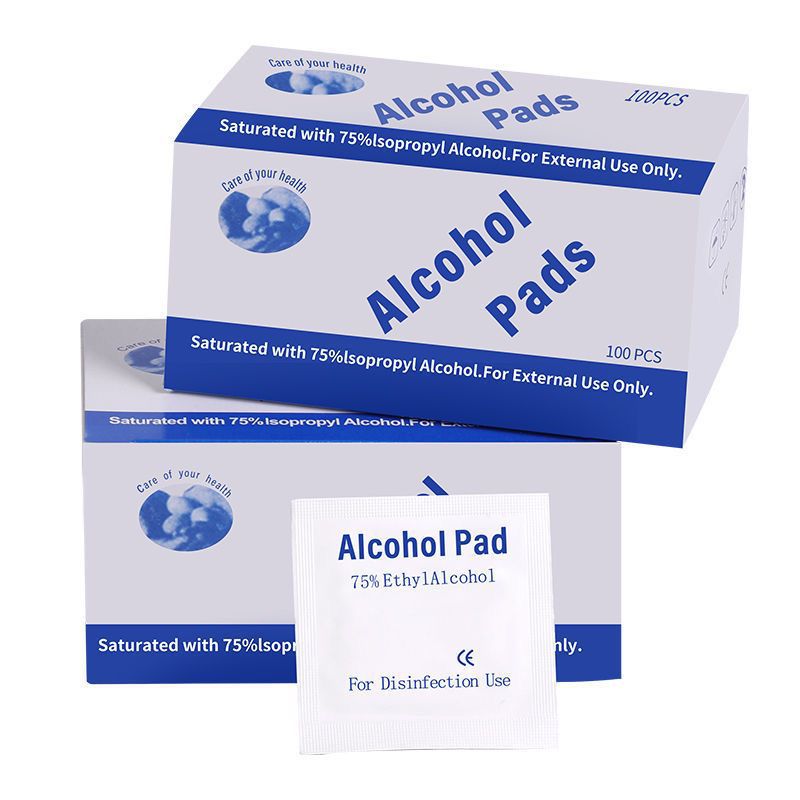 Nail tools alcohol cotton 75 degree disposable ear hole cleaning tableware eyes mobile phone disinfection cotton independent packaging