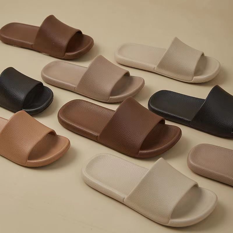 2023 presbyopic leather slippers for Women summer high-grade indoor soft and comfortable home sandals for men wholesale