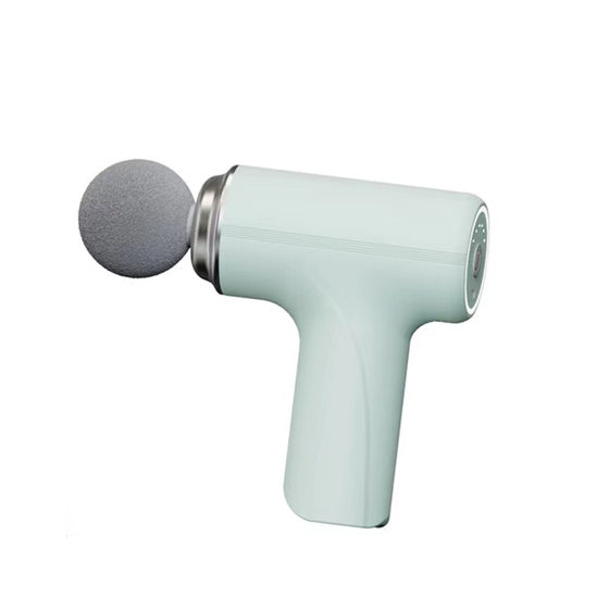 Cross-border new mini fascia gun multi-gear vibration massage gun instrument mute mini massager gift factory