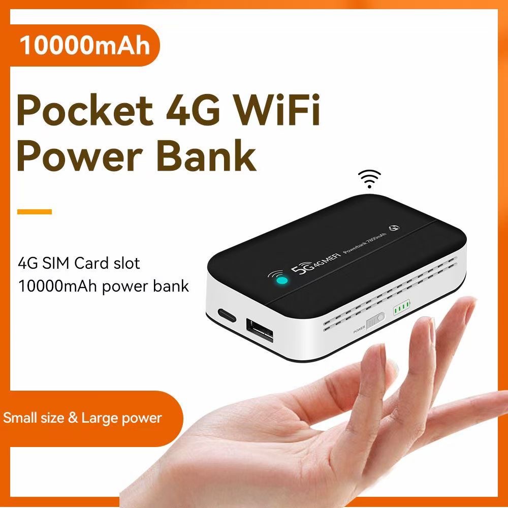 4G LTE Mobile Router charger Router TYPE-C Mobile card Router PW100