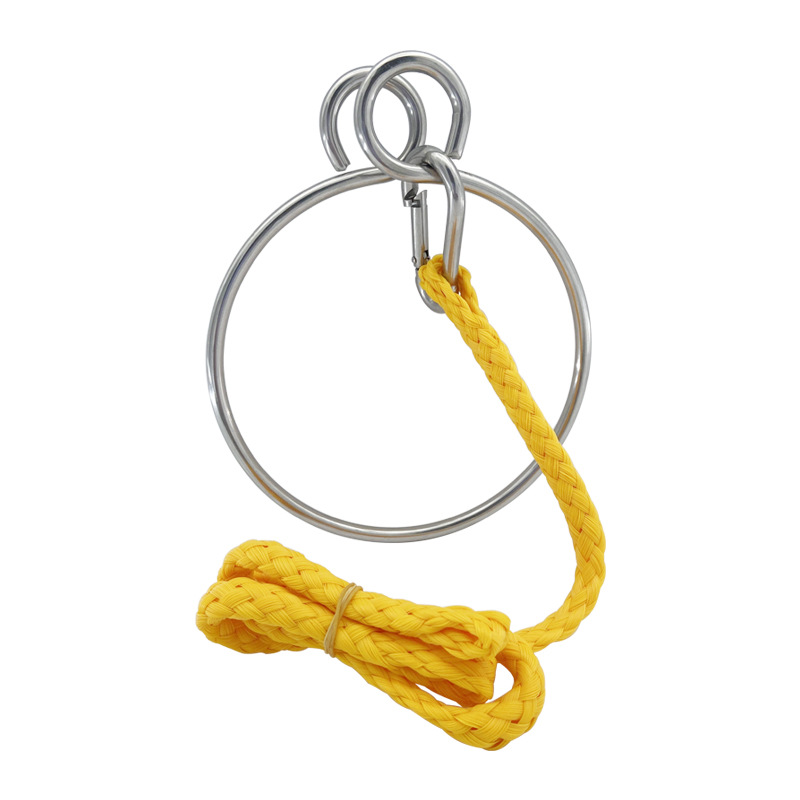 Stainless steel pull anchor ring suit factory direct supply marine accessories pull anchor ring sleeve 6MM anchor ring rope/hook yacht accessories