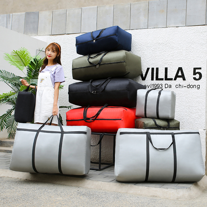 Moving Bag Oxford Cloth Large Capacity Thickened Waterproof Packing Bag Reinforced Extra Large Moving Bag Duffel Bag