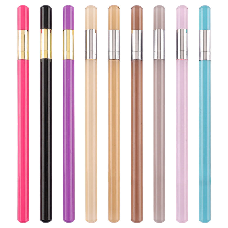 Factory wholesale acrylic transparent rod eternal pencil without cutting can't write pencil painting is not easy to break student pencil