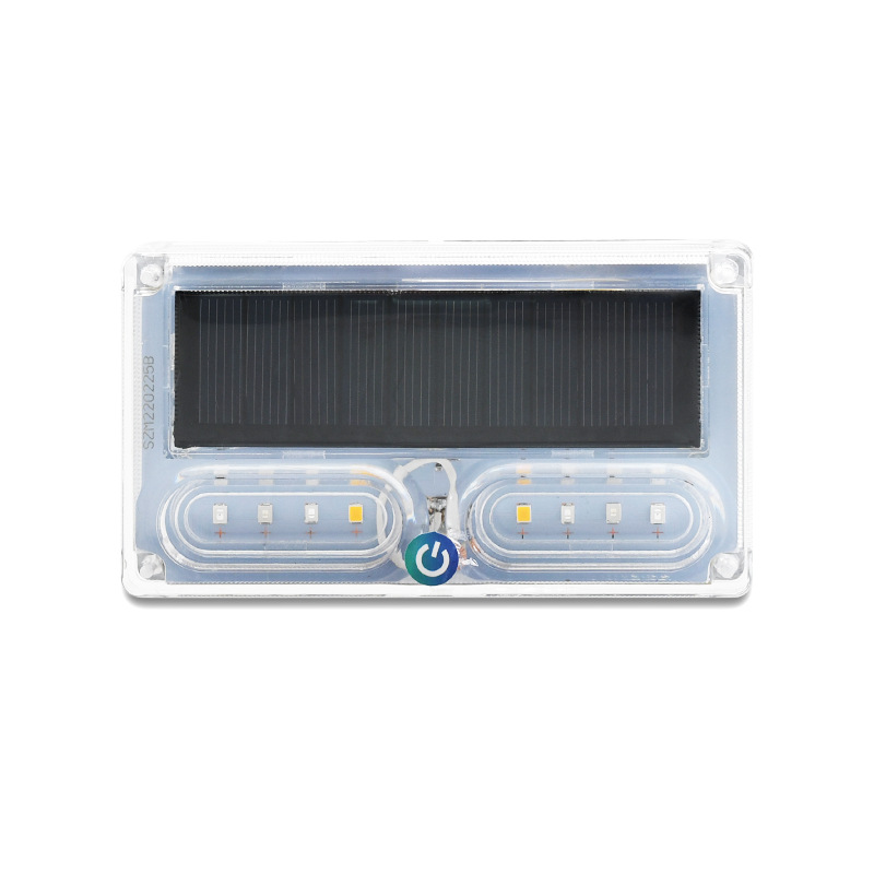 Factory direct supply car solar warning truck Light Anti-rear-end trailer electric car led Parking tail light