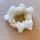 36# White Pearl big bow