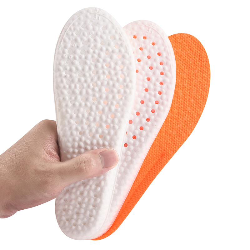 Wholesale children's sports insoles mugwort massage high elastic shock absorption leisure insoles baby special stepping excrement feeling full pad