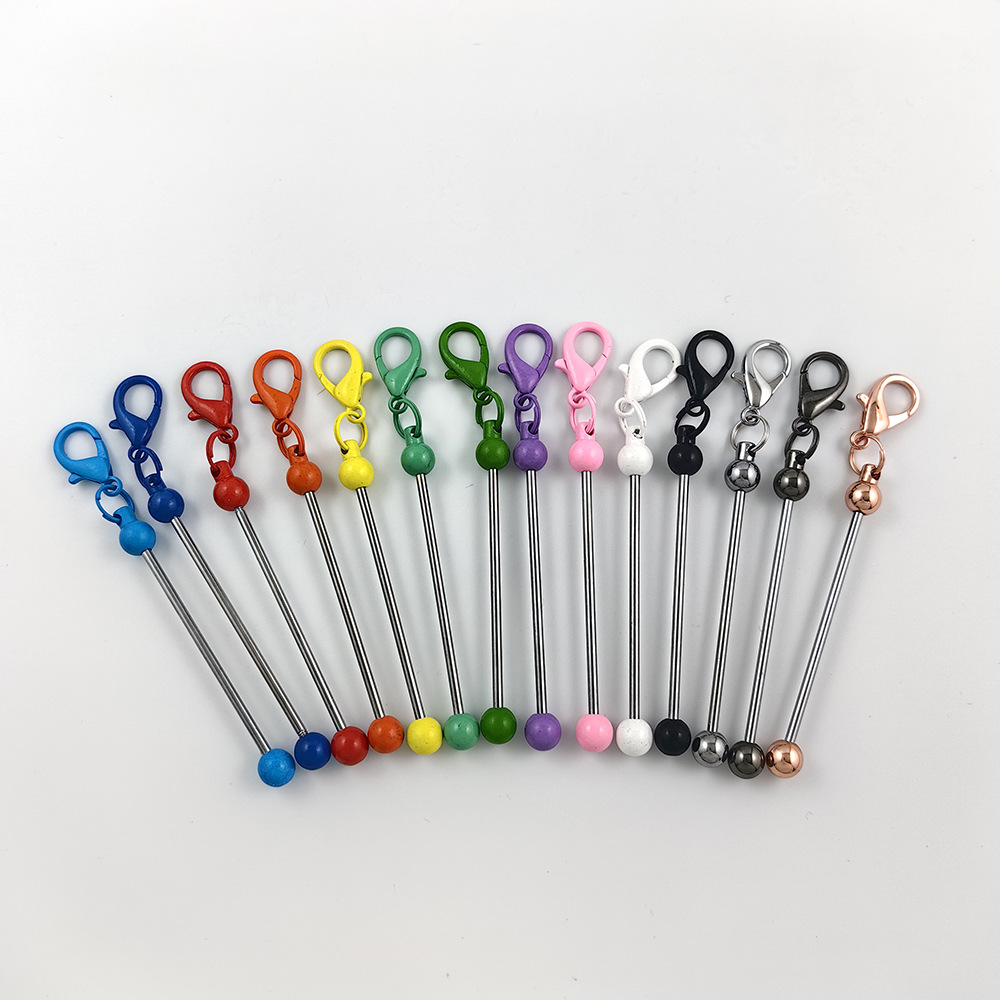 In stock supply diy mini beaded keychain mobile phone pendant pendant keychain zipper decoration keychain