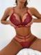 Cross-border supply European and American Foreign trade hot sexy lingerie sexy women's lace split underwear factory direct sales