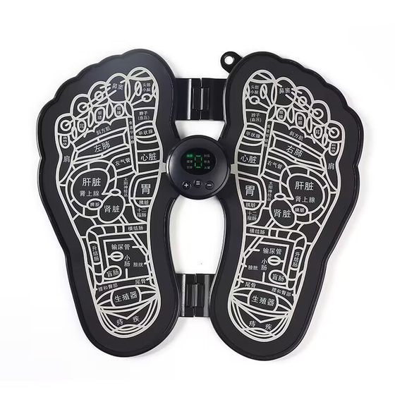 Intelligent EMS foot massager micro-current foot massage machine charging portable pulse massage foot pad foot massager