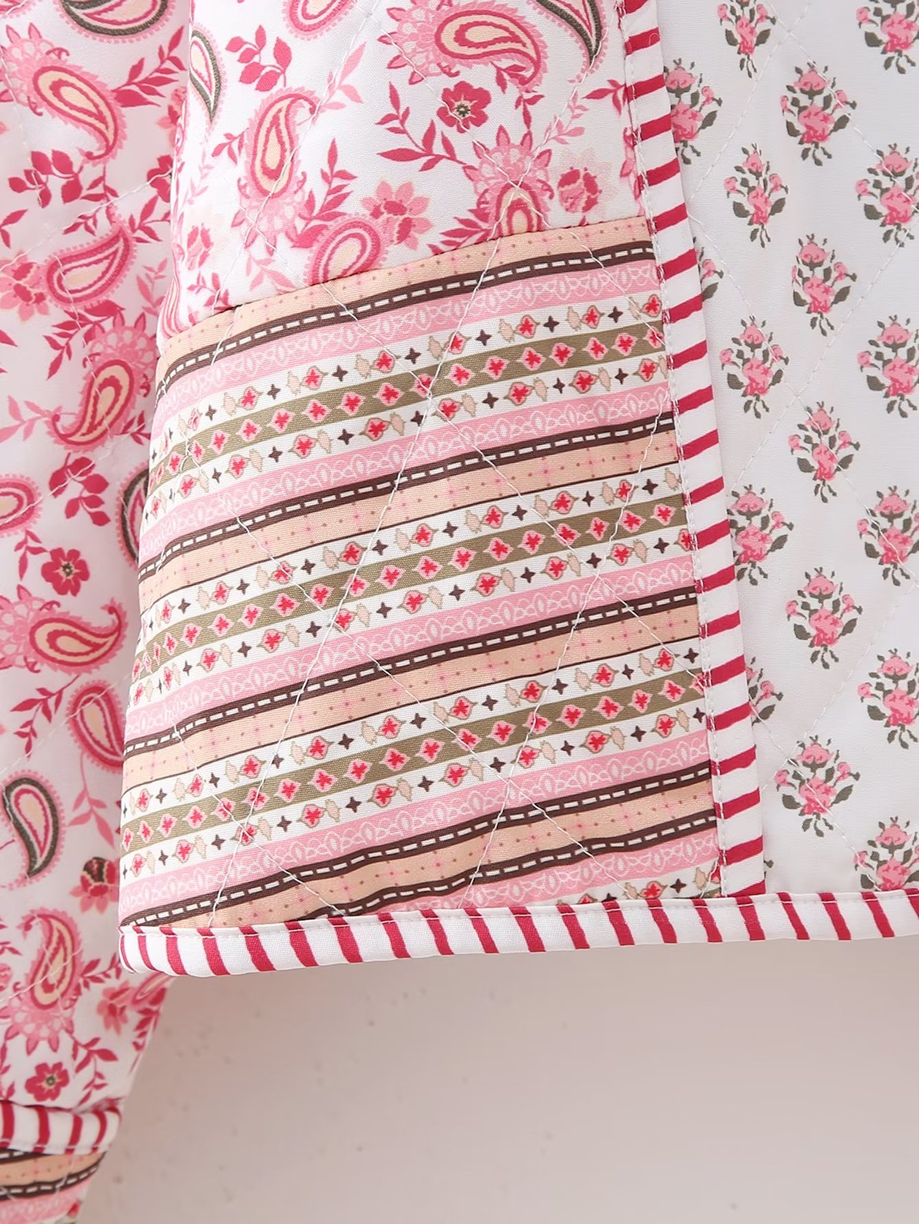 Fall 2023 new European and American cross-border women's clothing street fashion personality double-sided quilted jacket w028 5876_voghion.com