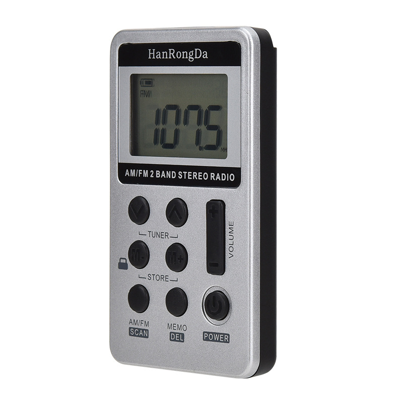 Foreign trade supply am fm Mini Portable Digital Display old man radio charging small radio USB interface
