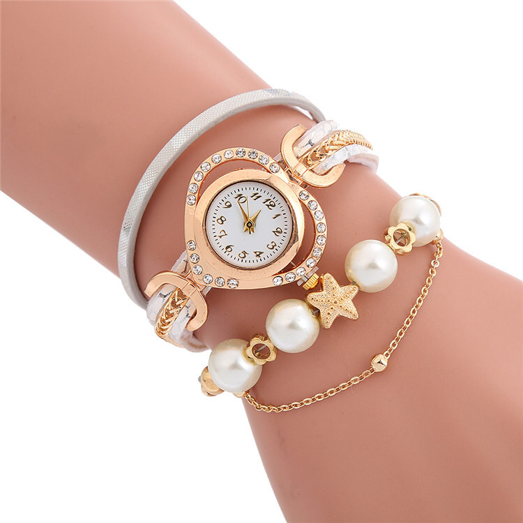 JOOM love bracelet watch new AliExpress foreign trade hot ladies watch factory direct ring watch