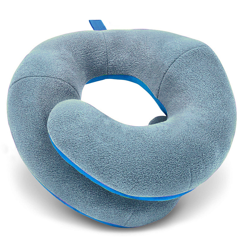 Amazon Cross-border E-Commerce Children Adult Car U-shaped Pillow Outdoor Home Filled PP Cotton Neck Protection U-shaped Pillow