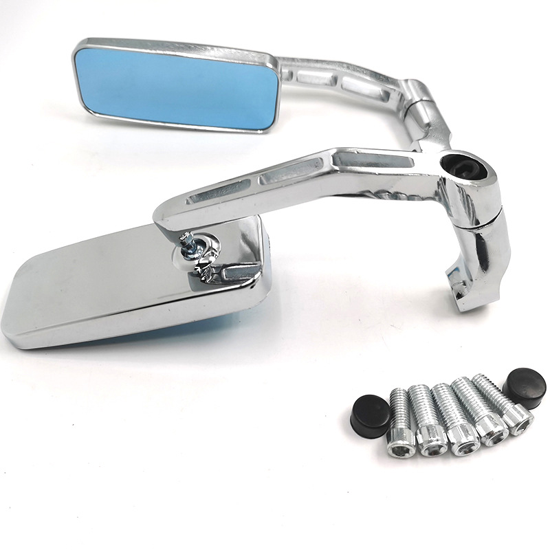 Wholesale Japanese Monster Rotatable Bending Rod Mirror Mirror Modification Accessories Motorcycle Electric Car Retro Rearview Mirror