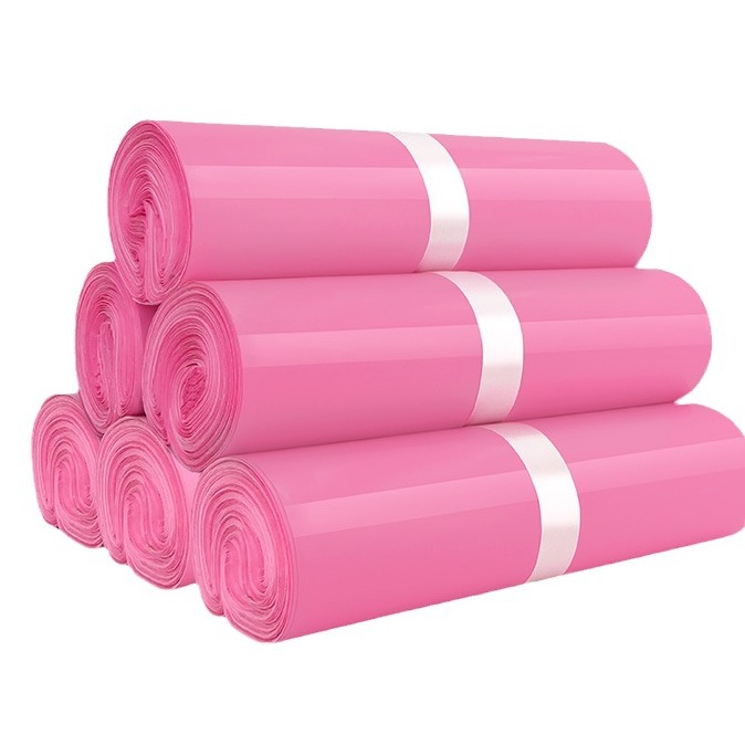 Yuehong pink thickened new material express bag thickened waterproof bag packaging bag express bag large quantity