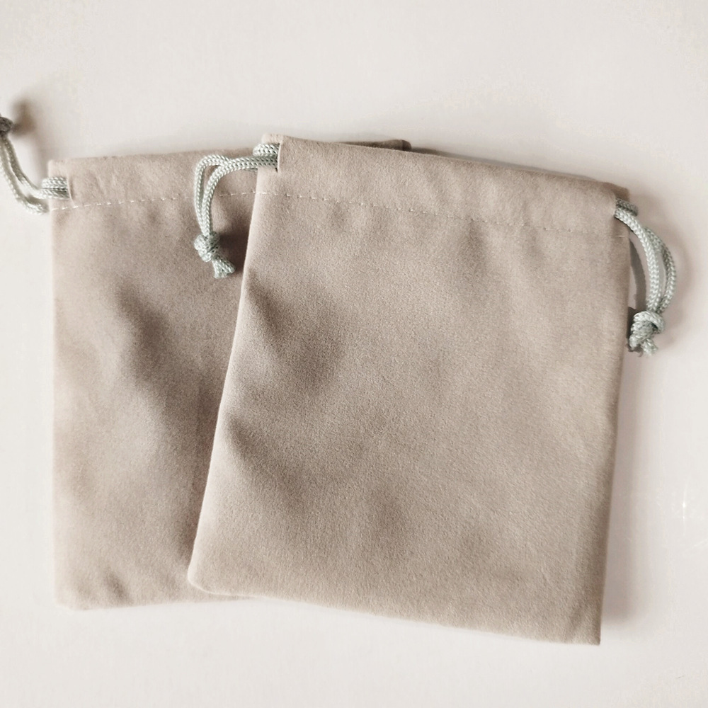 20*30, 14*20, 7*9, 10*12, spot gray bezel earphones deerskin flannel storage bag