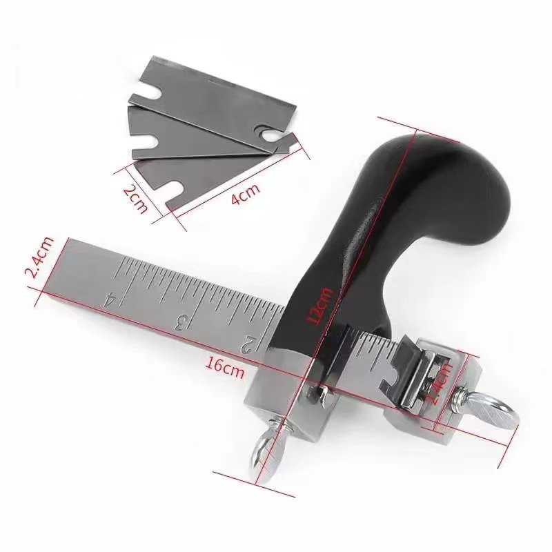 New Power Aluminum Handle Belt Cutter Leather Rope Split Machine Leather DIY Hand Sewing Leather Art Tool Strip Cutter